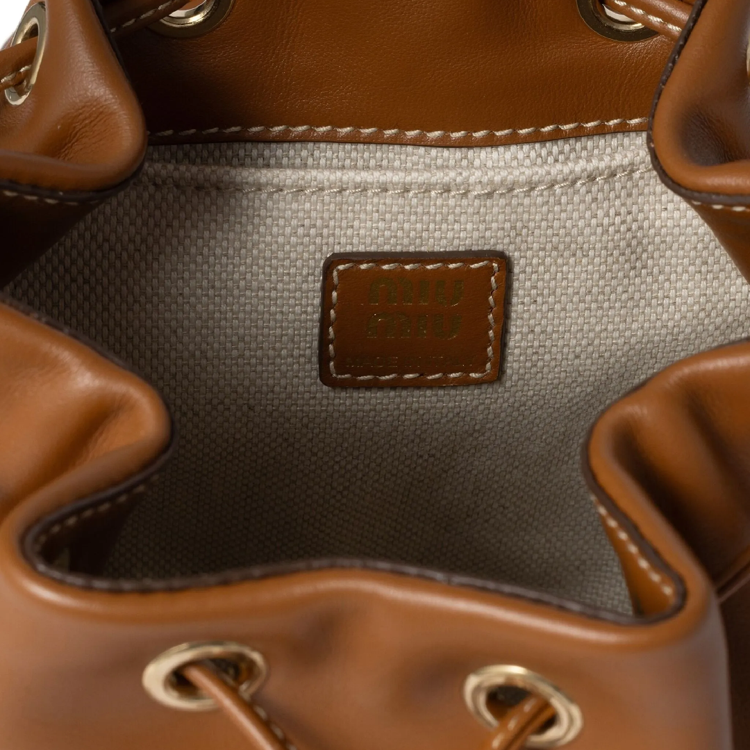 Miu Miu Matelassé Leather Backpack