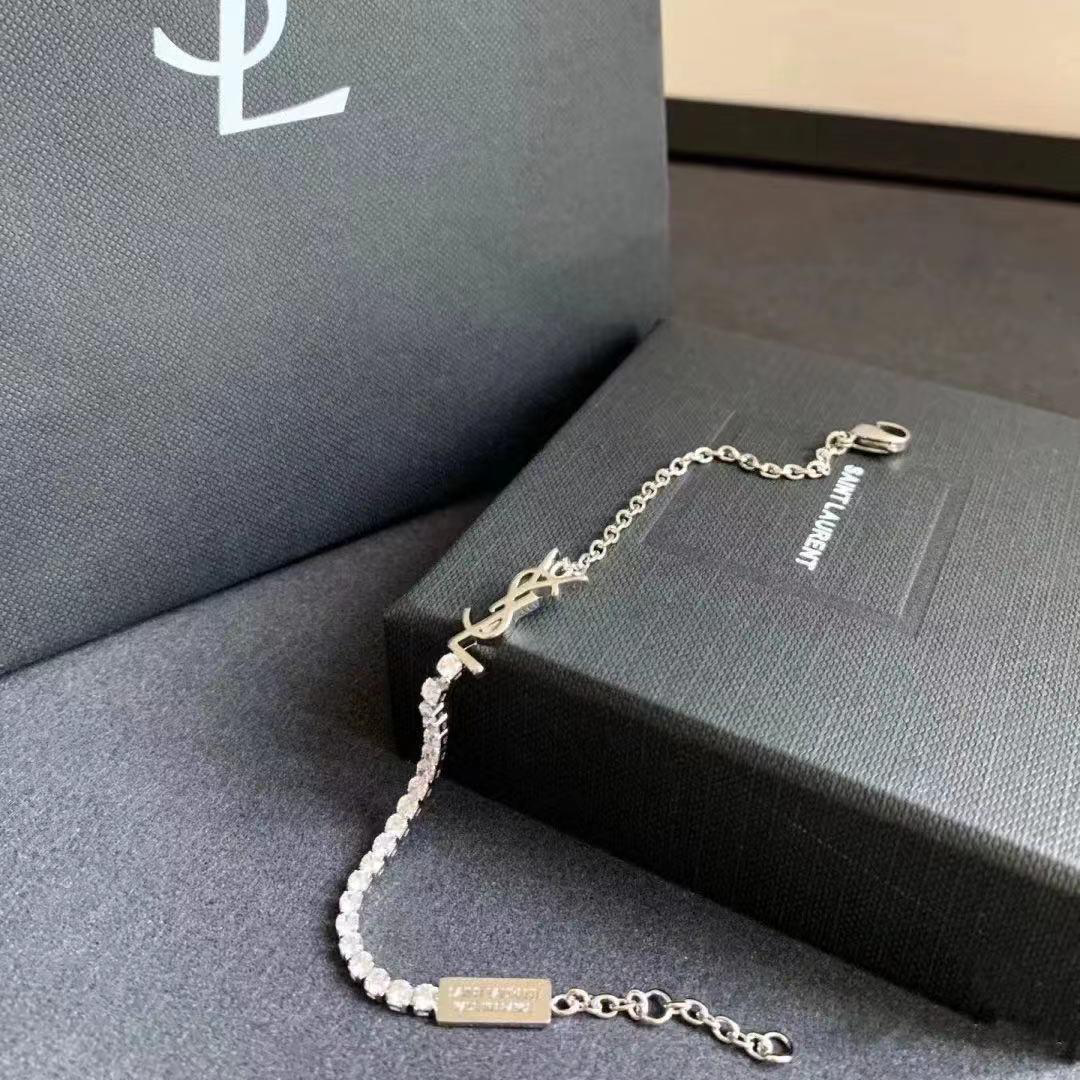 YSL Elegant Crystal Bracelet