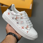 Louis Vuitton White Leather Sneakers