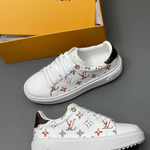 Louis Vuitton White Leather Sneakers