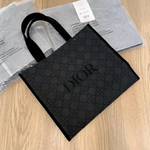 Dior Black Mesh Tote Bag