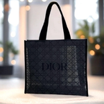 Dior Black Mesh Tote Bag