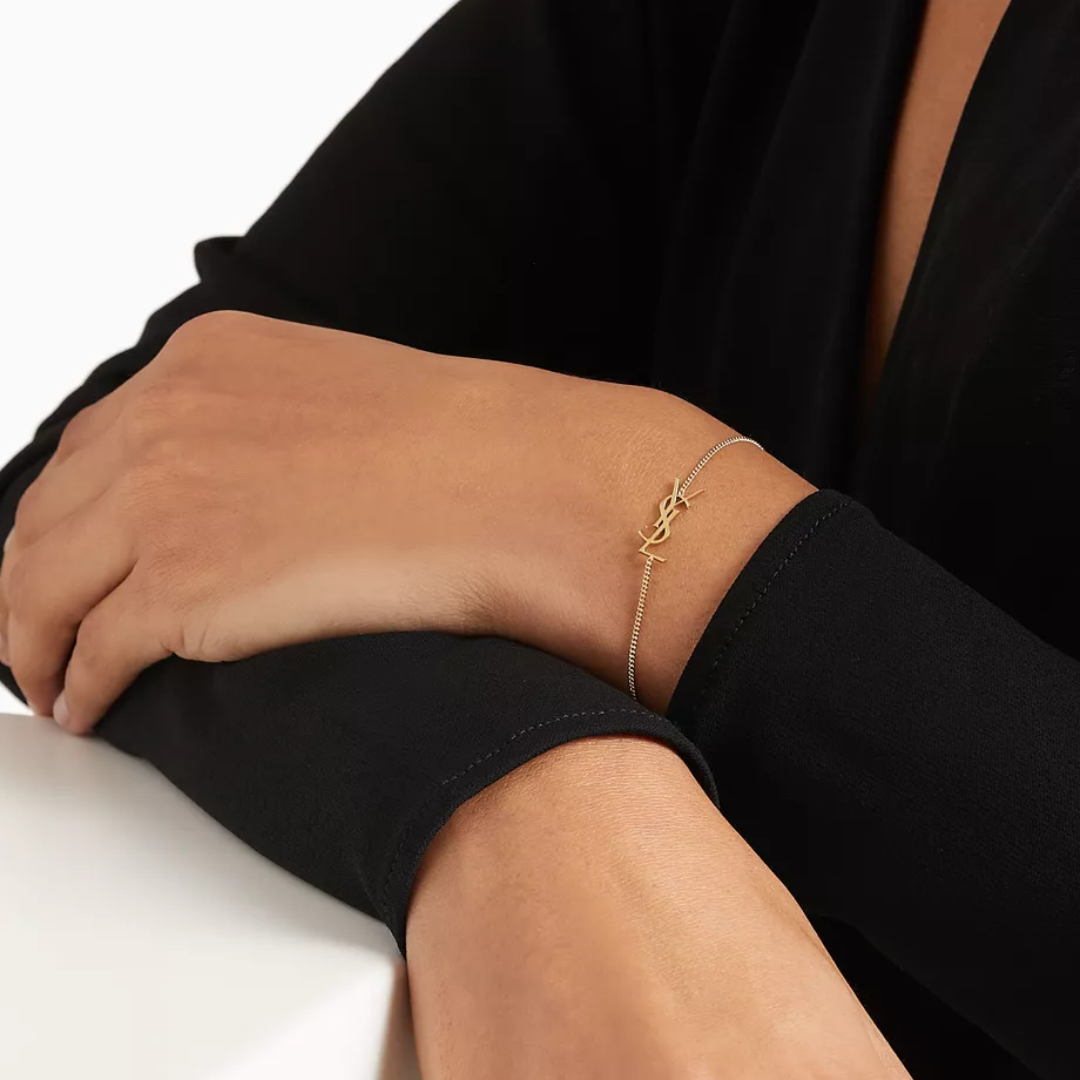 YSL Minimal Metal Bracelet