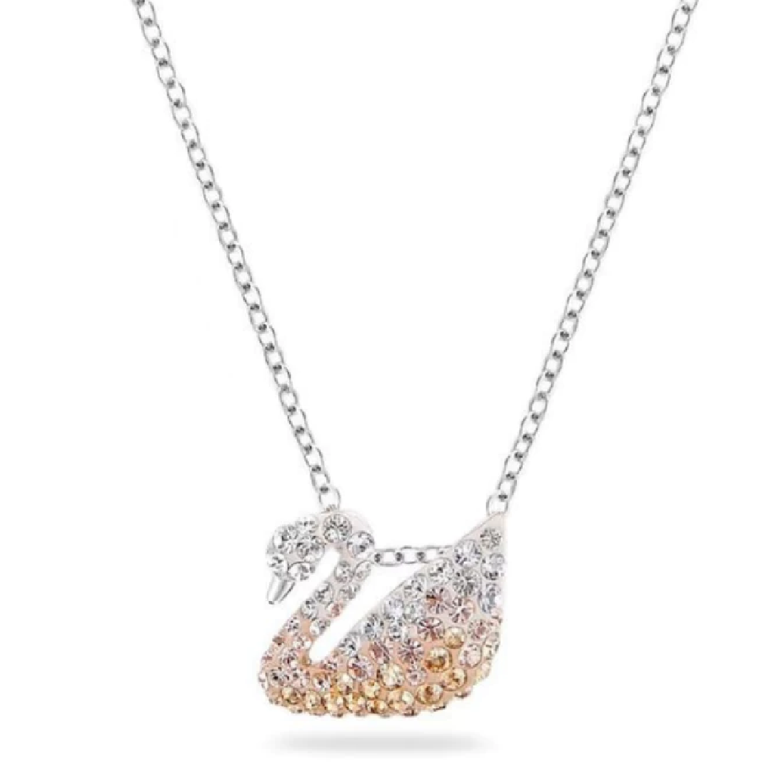 Swarovski Swan Crystal Necklace – Elegant Gift Set