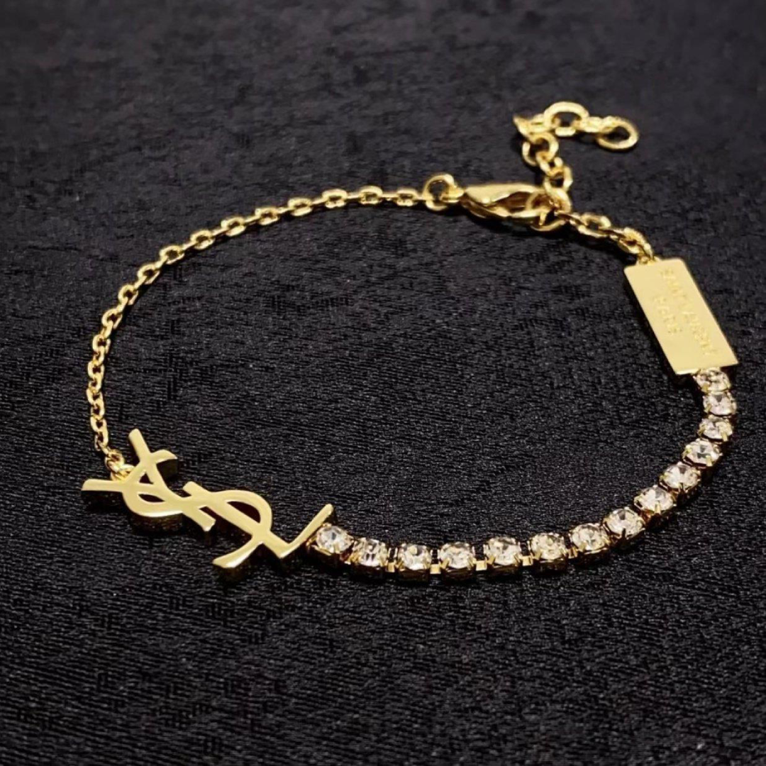 YSL Elegant Crystal Bracelet