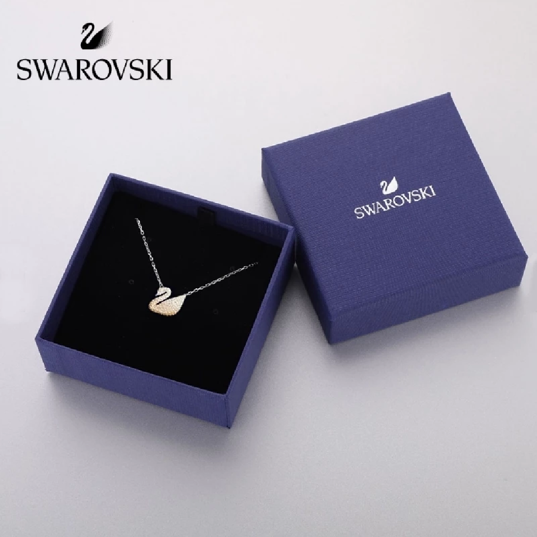 Swarovski Swan Crystal Necklace – Elegant Gift Set