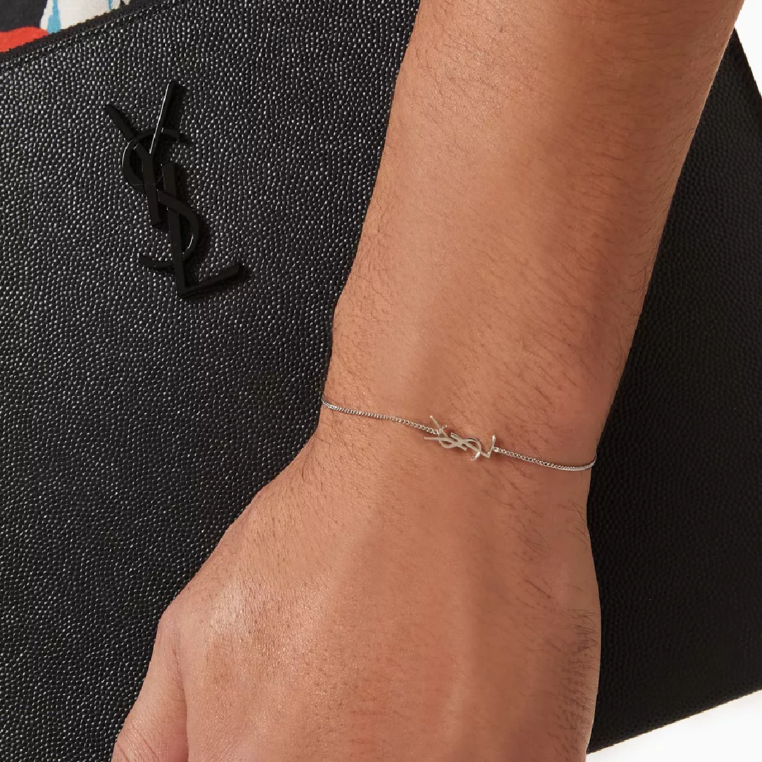 YSL Minimal Metal Bracelet