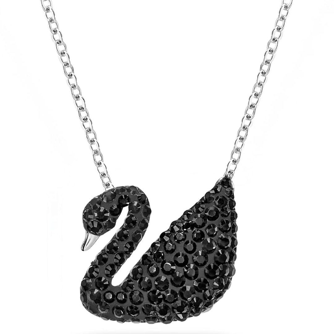 Swarovski Swan Crystal Necklace – Elegant Gift Set