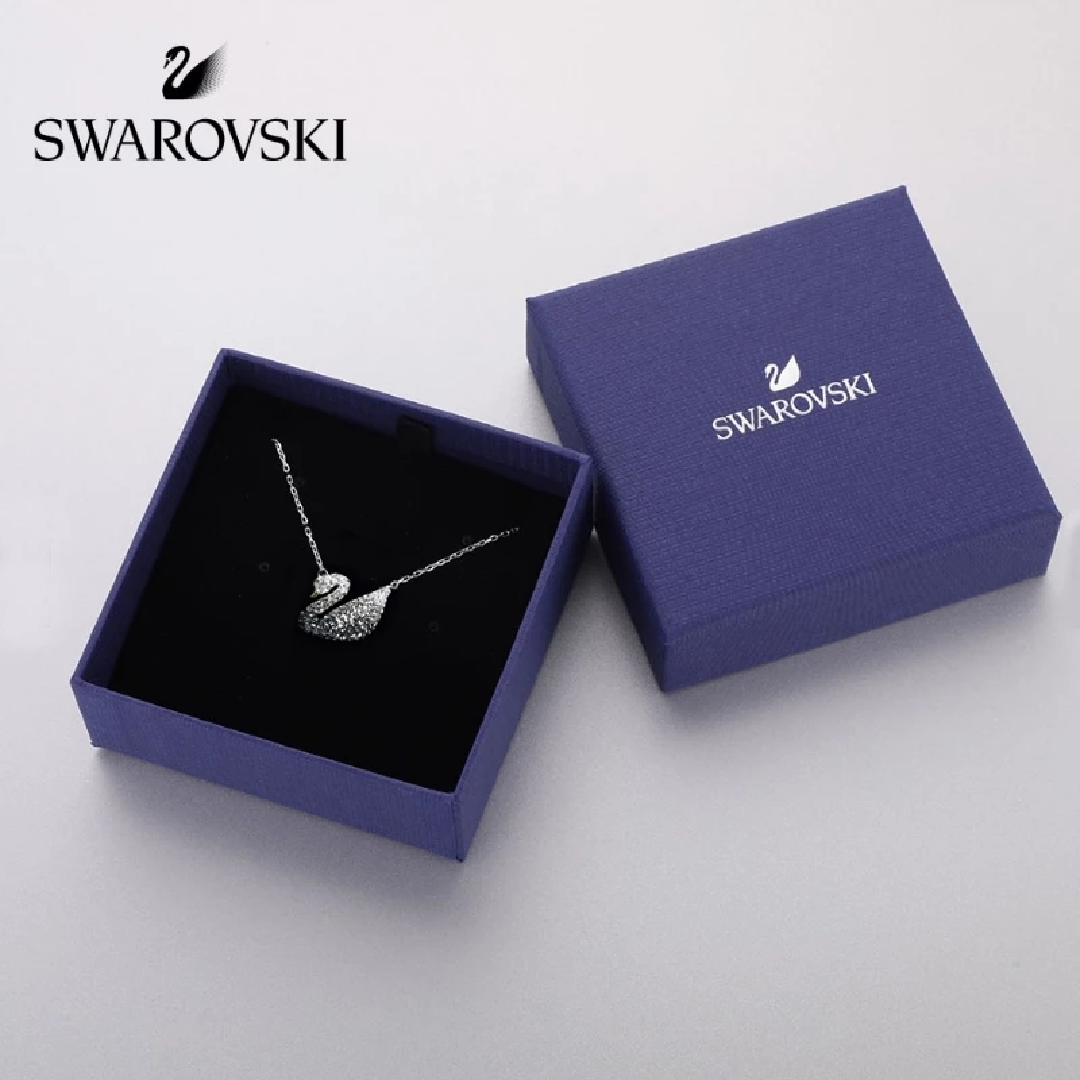 Swarovski Swan Crystal Necklace – Elegant Gift Set