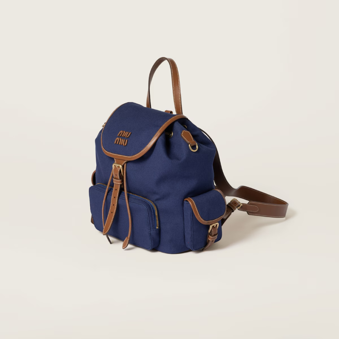 Miu Miu Matelassé Leather Backpack