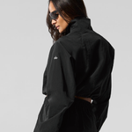 Alo Yoga Cropped Half-Zip Pullover & Flowy Training Short Set