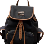Miu Miu Matelassé Leather Backpack
