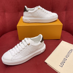 Louis Vuitton White Leather Sneakers