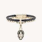 BVLGARI Serpenti Forever Leather Bracelet