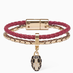 BVLGARI Serpenti Forever Leather Bracelet