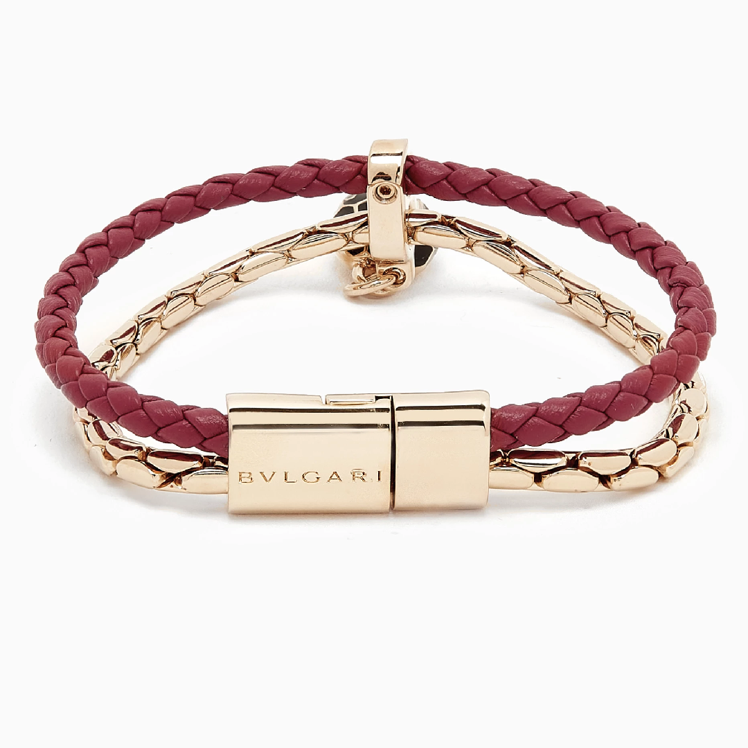 BVLGARI Serpenti Forever Leather Bracelet
