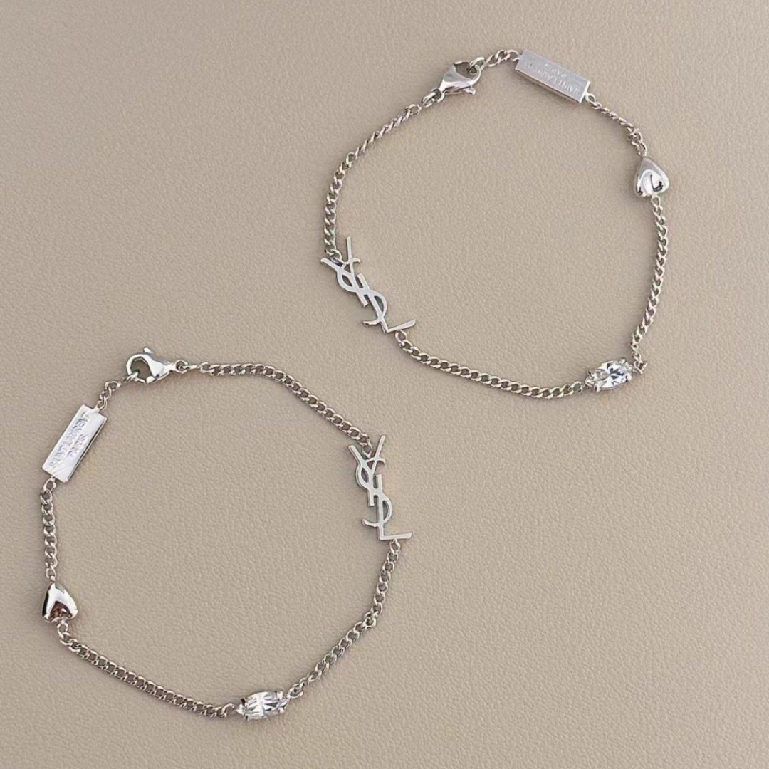 YSL Elegant Crystal Bracelet