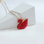 Swarovski Swan Crystal Necklace – Elegant Gift Set