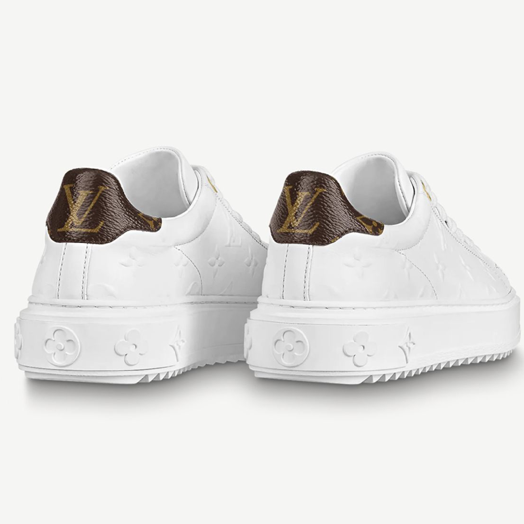 Louis Vuitton White Leather Sneakers