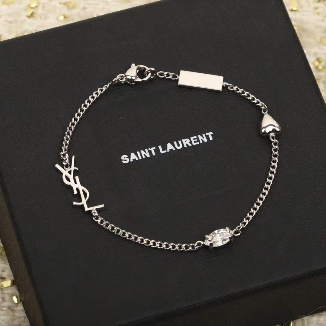 YSL Elegant Crystal Bracelet