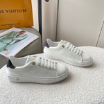 Louis Vuitton White Leather Sneakers