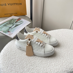 Louis Vuitton White Leather Sneakers
