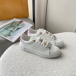 Louis Vuitton White Leather Sneakers