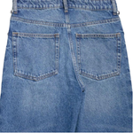 Pearl-Embellished Vintage Straight-Leg Jeans