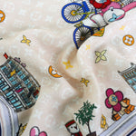 Travel around Paris Scarf