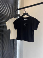 Calvin Klein Ribbed Crop Top and Short Set