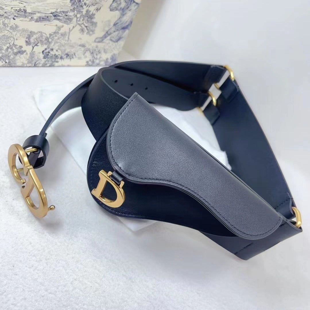 Dior Saddle Belt with Pouch