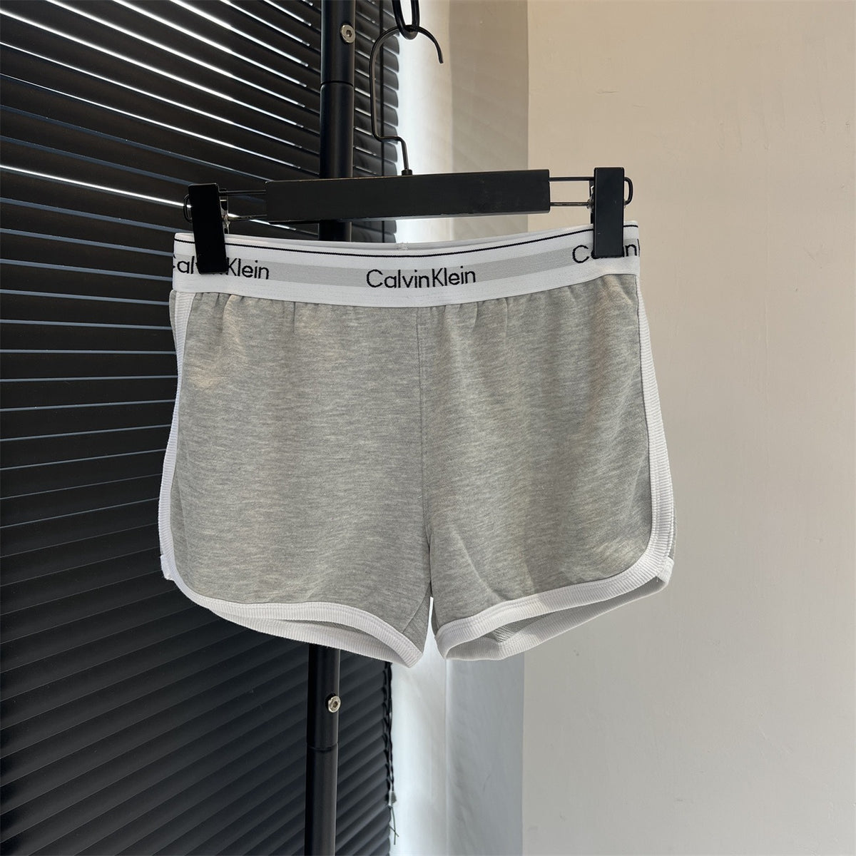 Calvin Klein Ribbed Crop Top and Short Set