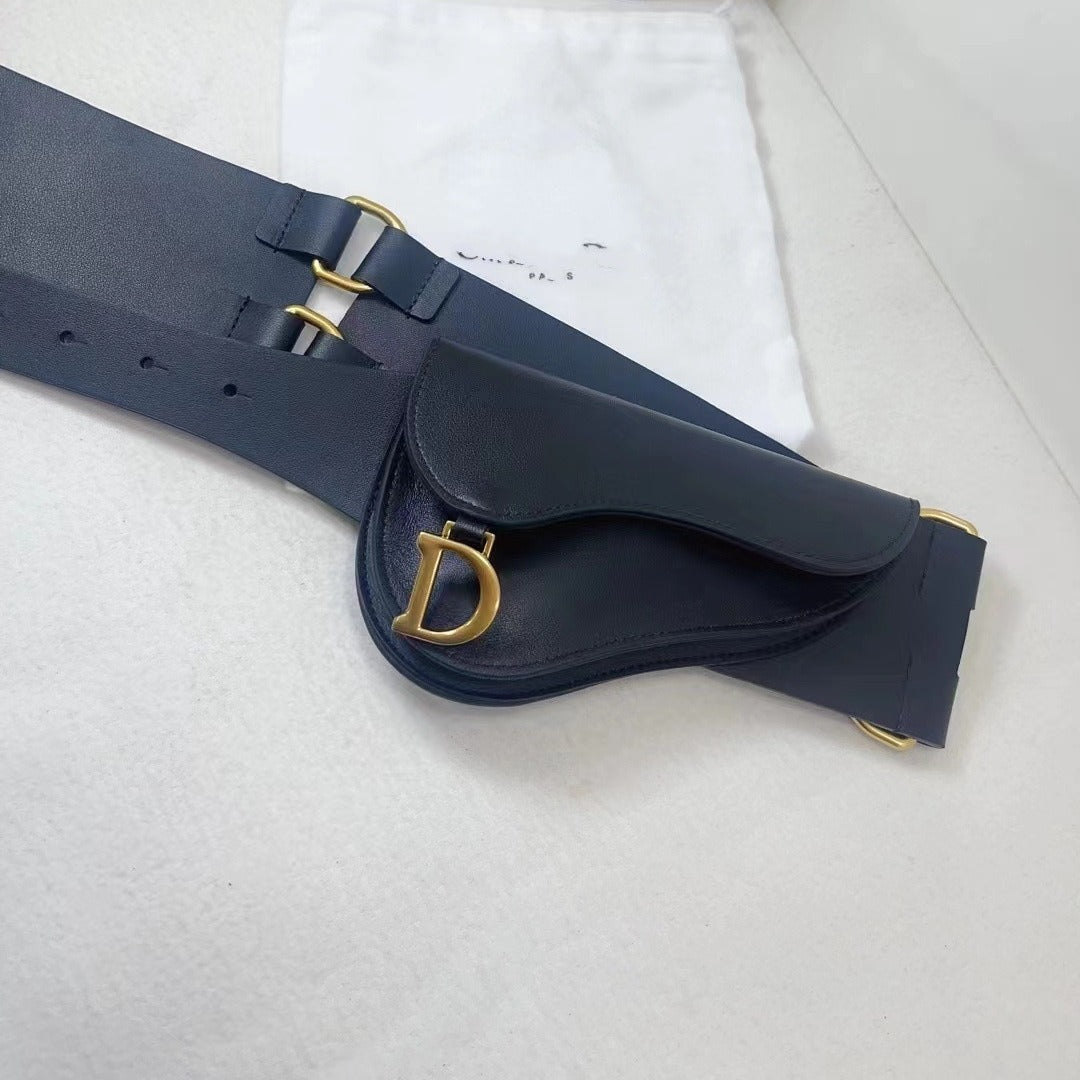 Dior Saddle Belt with Pouch