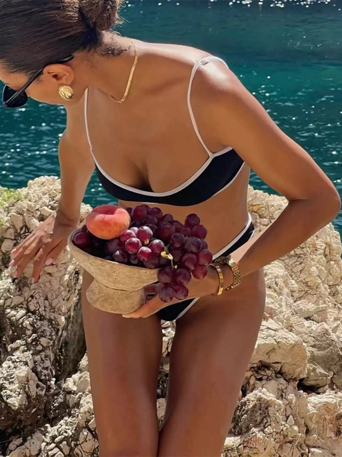 Minimalist Off Shoulder Bikini Set