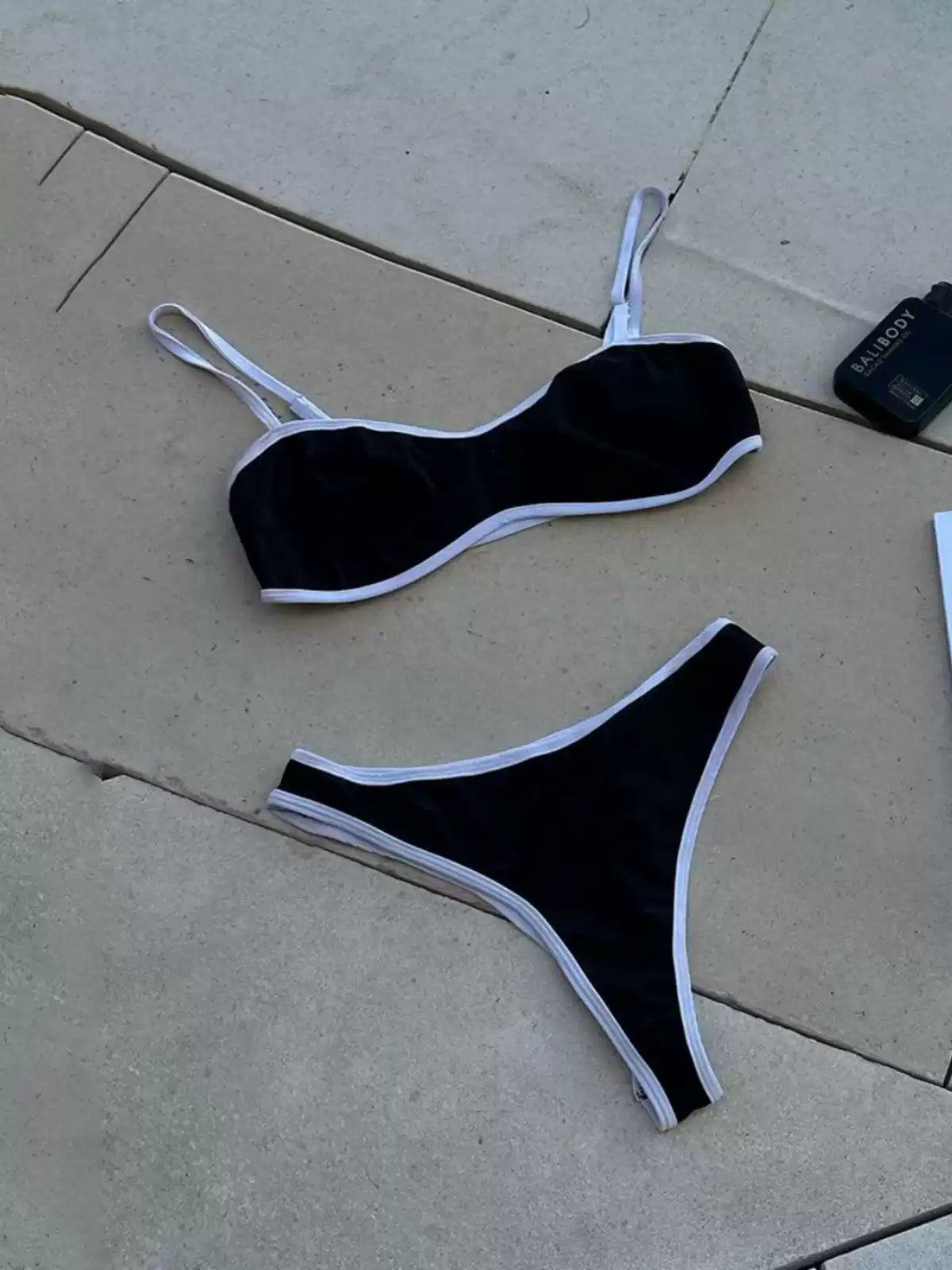 Minimalist Off Shoulder Bikini Set