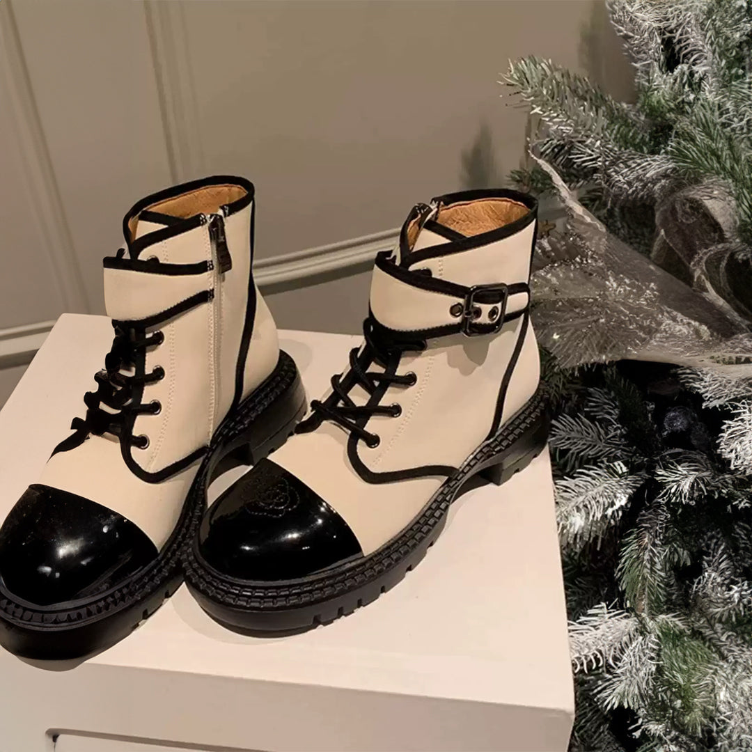 Camellia British Martin Boots