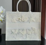 Lace butterfly large size high version silk scarf