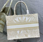 Golden Octagon Medium Silk Scarf