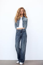 Zara denim short jacket