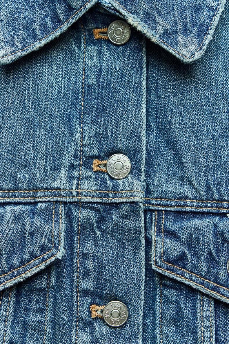 Zara denim short jacket
