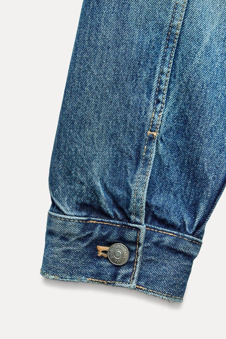 Zara denim short jacket