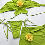 Floral Halter Top and Skirt Set