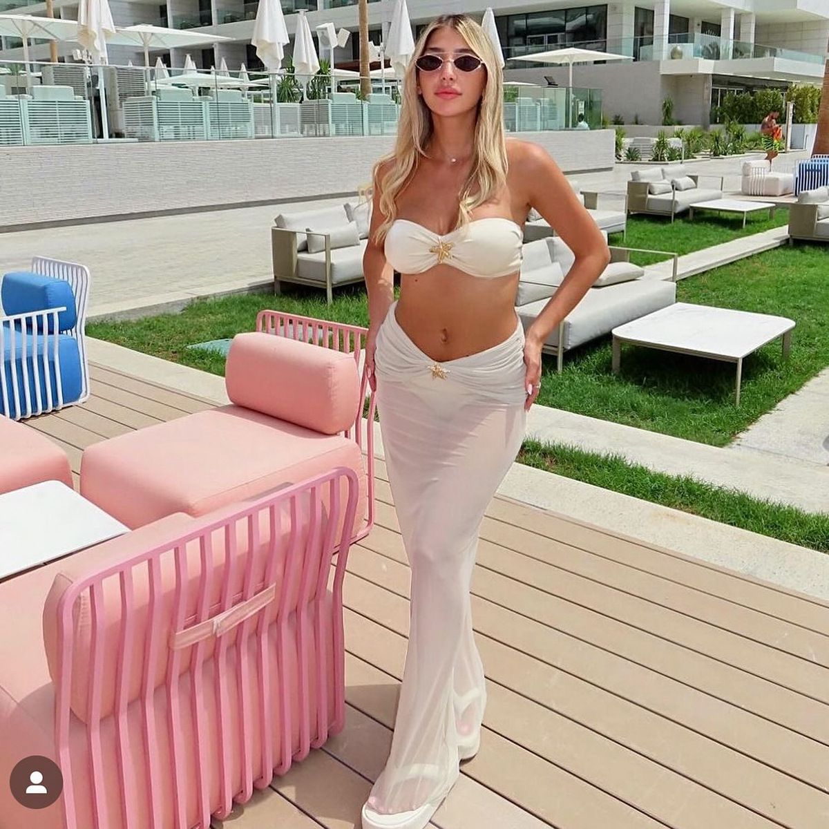 Bandeau Bikini and Sheer Sarong Set