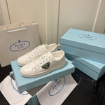 Prada Brushed Leather Sneakers