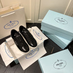 Prada Brushed Leather Sneakers