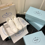 Prada Brushed Leather Sneakers