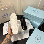 Prada Brushed Leather Sneakers