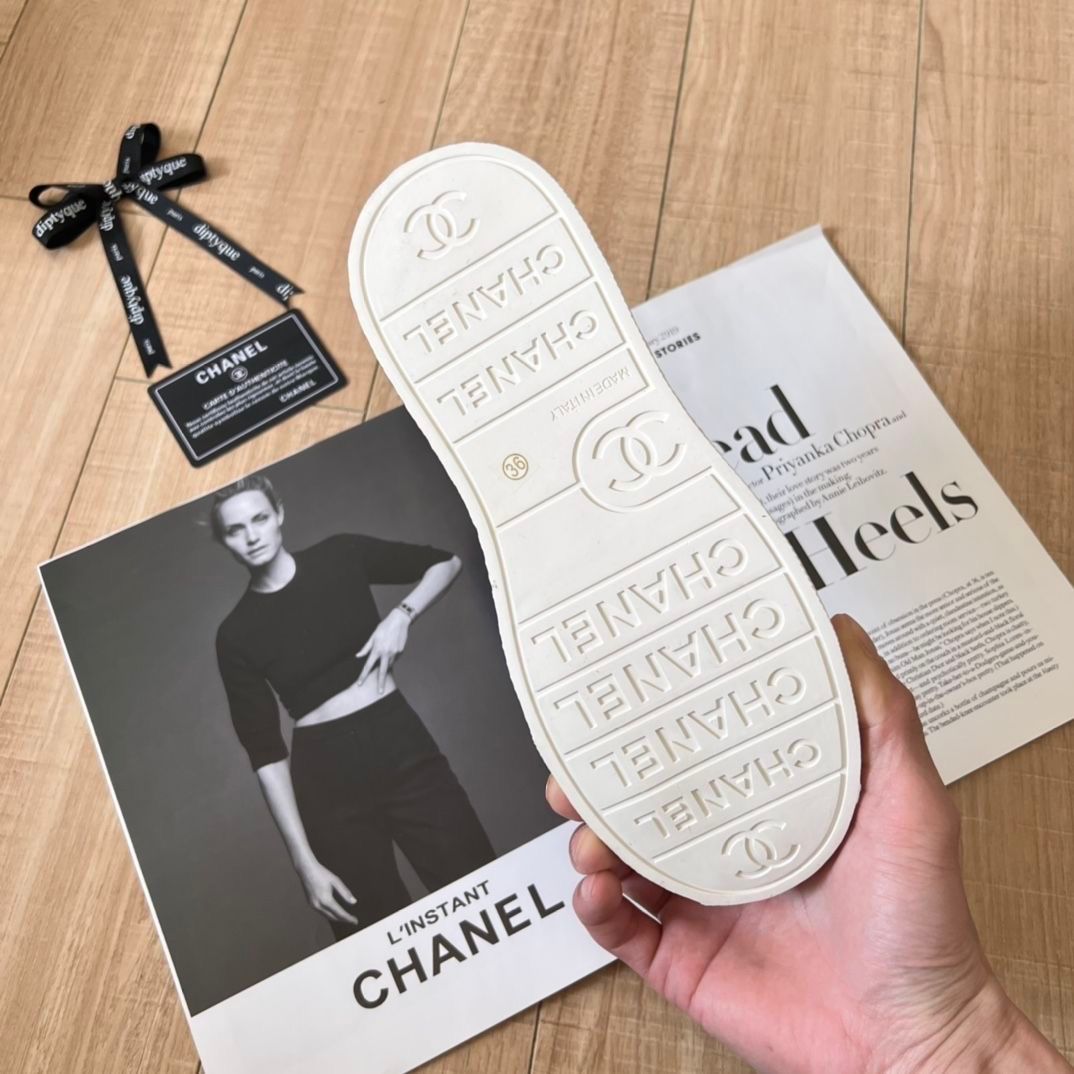 Chanel Patent Leather Sneakers