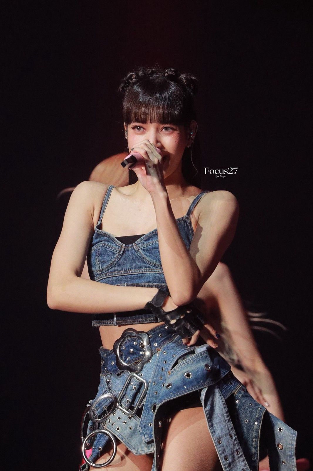 Deconstructed Denim Belt Skirt