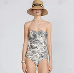 Dior one-piece swimwear